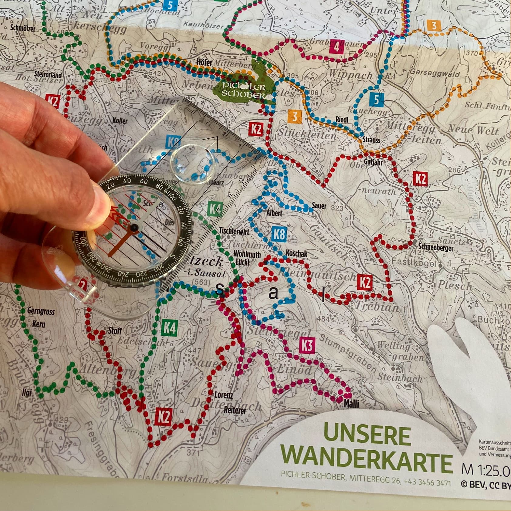 Wir haben jetzt eine eigene Wanderkarte