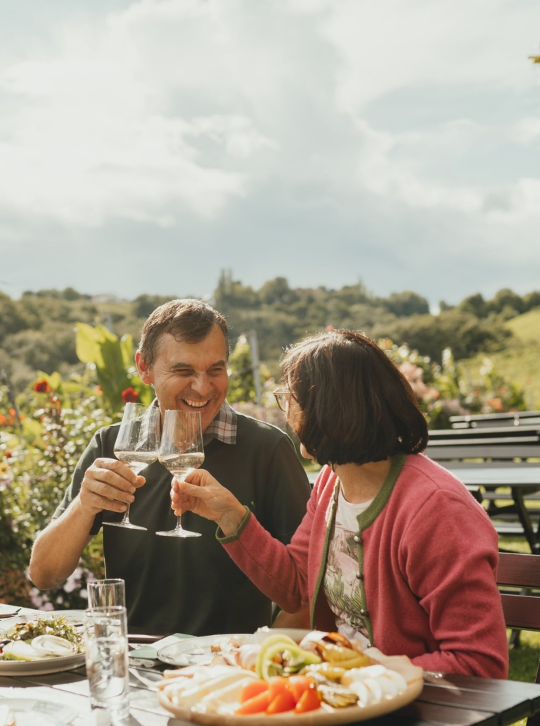 Genießen im Buschenschank
